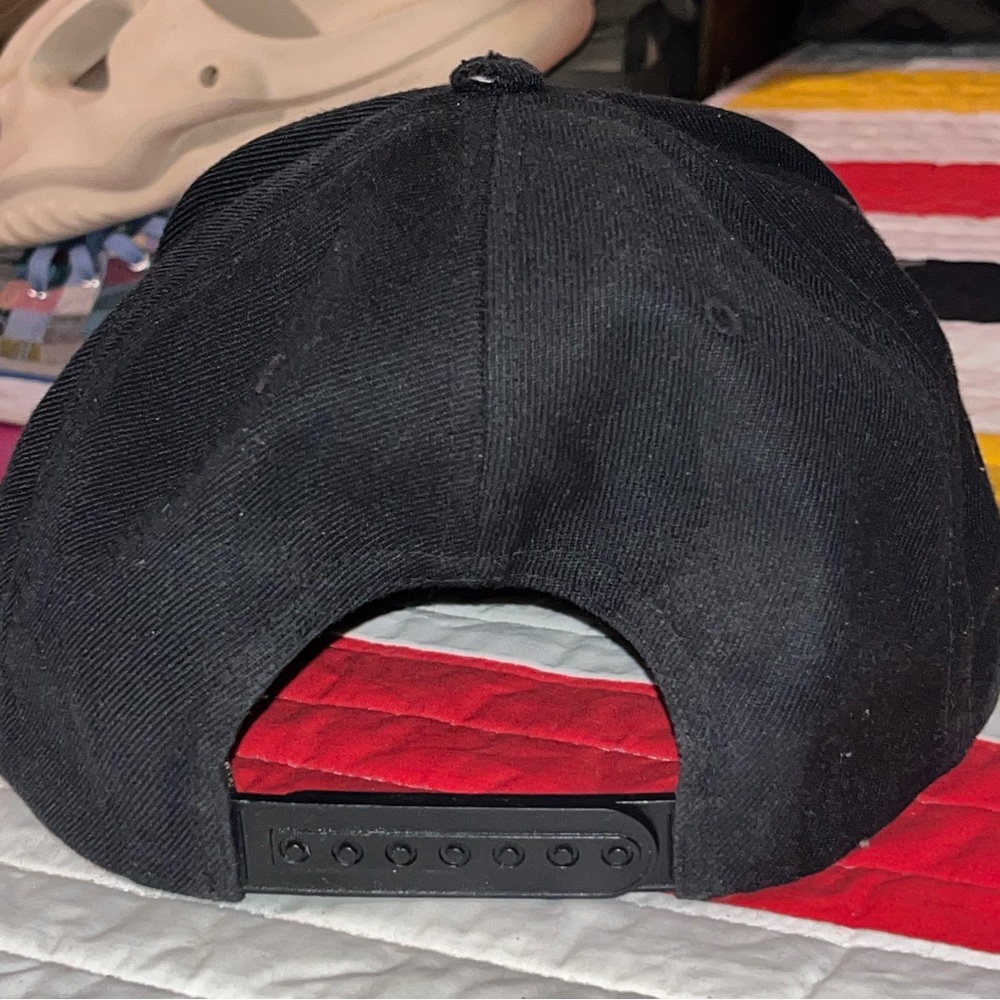 Volcom Black Snapback Hat Stone Logo Patch Adjust… - image 3